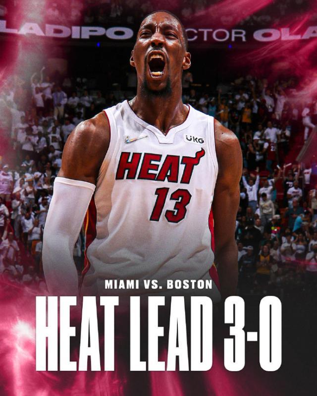 错过横扫一脸轻松？热火应该明白3比0不等于稳了